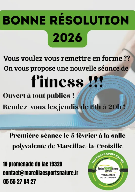 Nouvelle séance de fitness !, Marcillac-la-Croisille, Marcillac Sports Nature